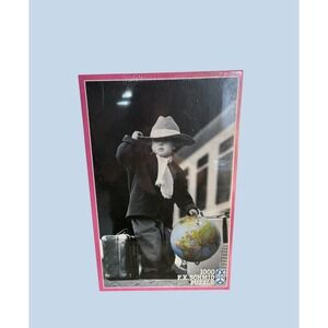 New 1991 F.X.Schmid 1,000 Piece Puzzle"Little World Traveler" 26+1/2" x 17+ 1/4"